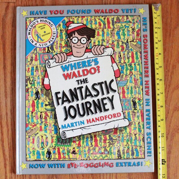 Vintage "Where's Waldo The Fantastic Journey" Search Activity Book - Picture 6 of 7